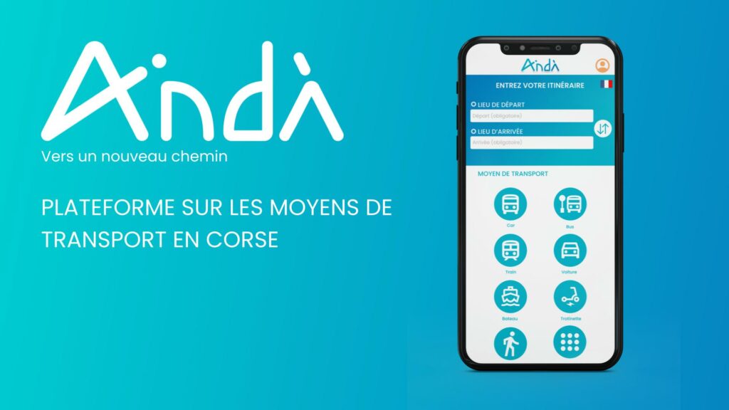 Andà Plateforme sur les moyens de transports en Corse